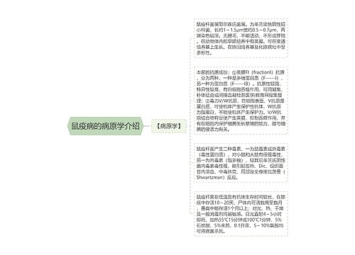 鼠疫病的病原学介绍