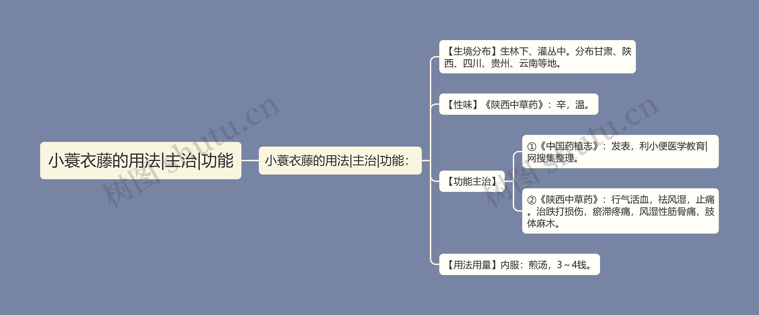 小蓑衣藤的用法|主治|功能