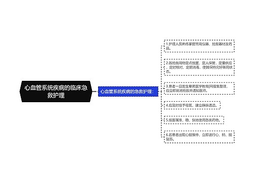 心血管系统疾病的临床急救护理