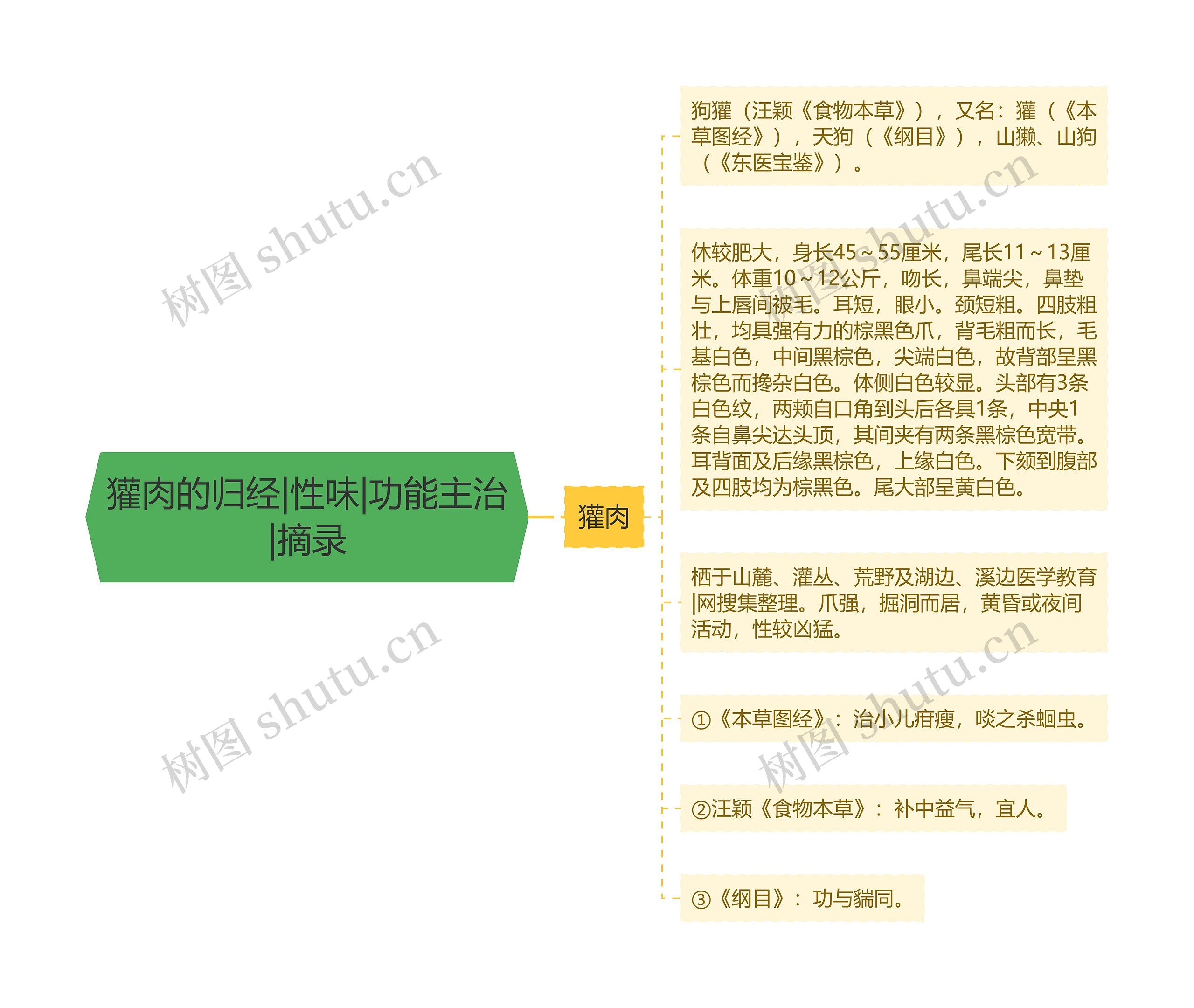 獾肉的归经|性味|功能主治|摘录 獾肉的归经|性味|功能主治|摘录