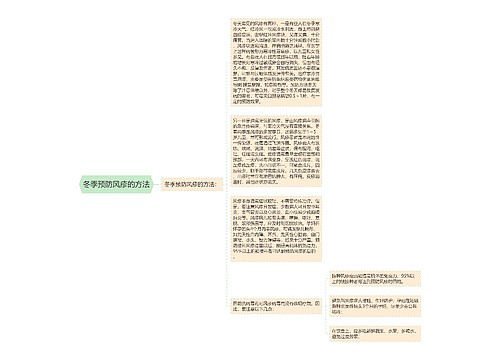 冬季预防风疹的方法