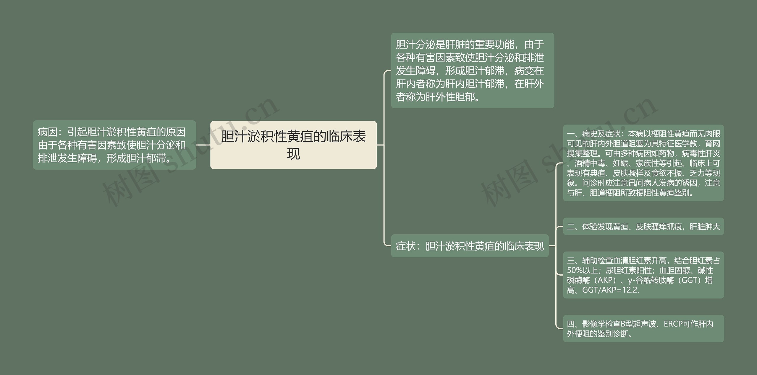 胆汁淤积性黄疽的临床表现