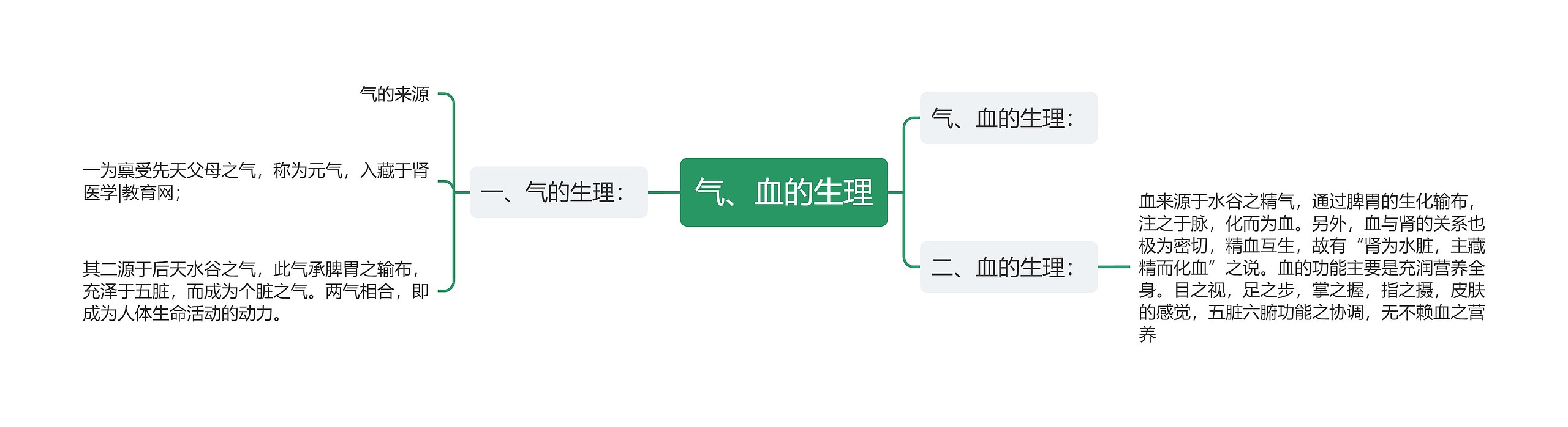 气、血的生理 气、血的生理