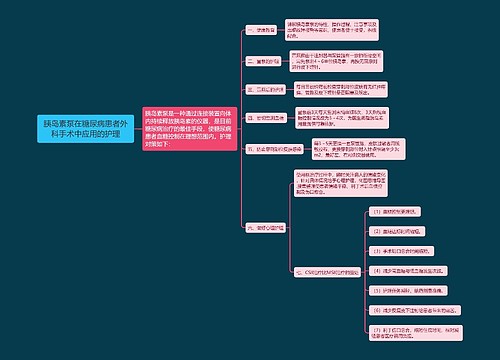 胰岛素泵在糖尿病患者外科手术中应用的护理