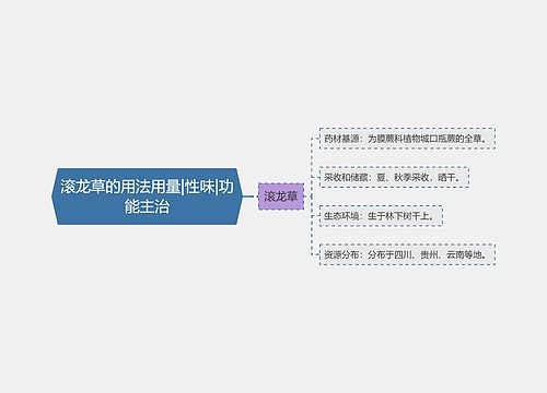 滚龙草的用法用量|性味|功能主治