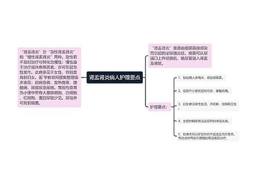 肾盂肾炎病人护理要点