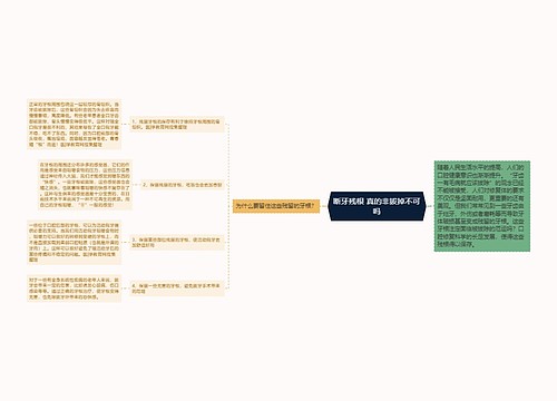 断牙残根 真的非拔掉不可吗