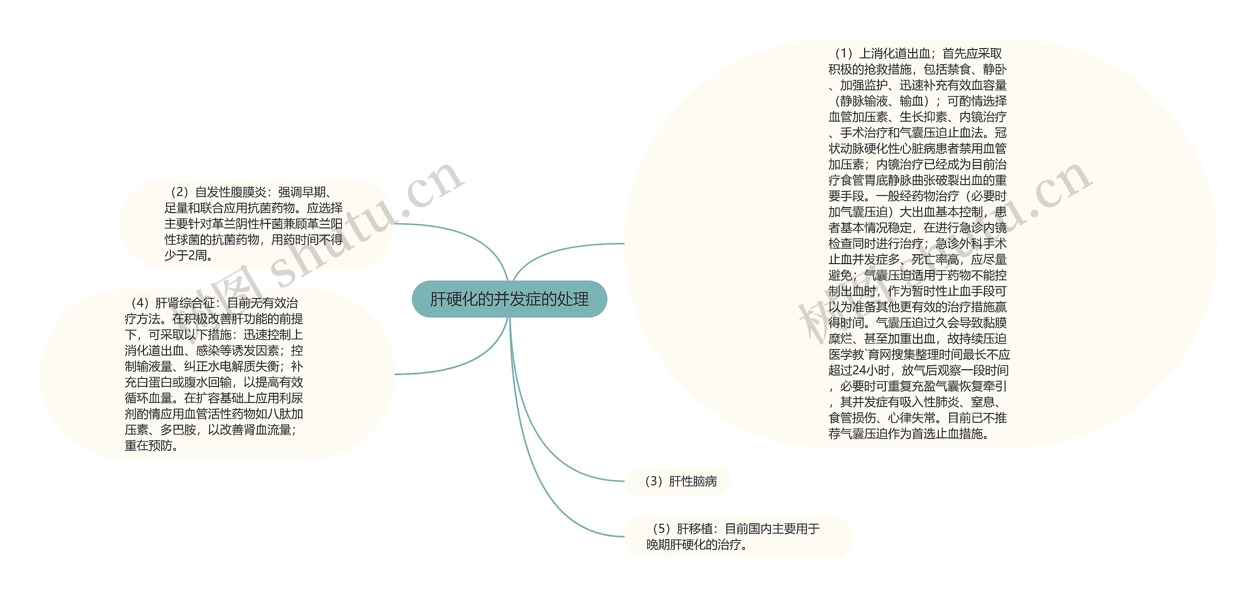 肝硬化的并发症的处理 肝硬化的并发症的处理