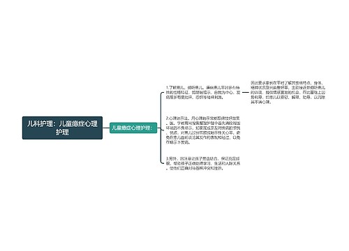 儿科护理：儿童癔症心理护理