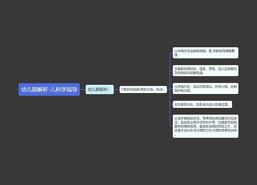 幼儿期解析-儿科学指导