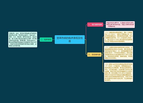 登革热病的临床表现及检查