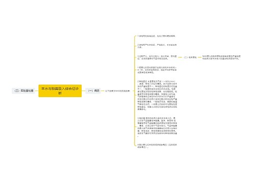 羊水与胎粪吸入综合征诊断