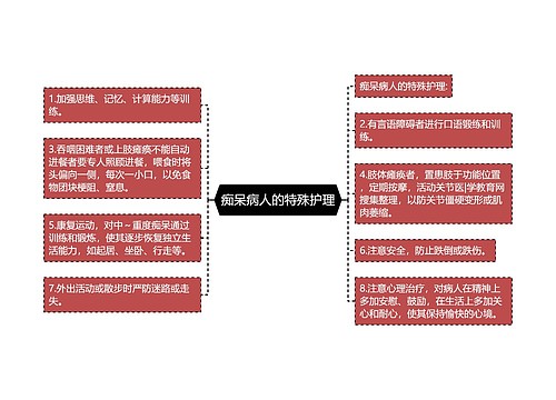 痴呆病人的特殊护理