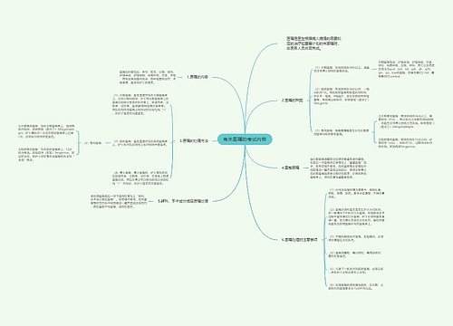 有关医嘱的考试内容