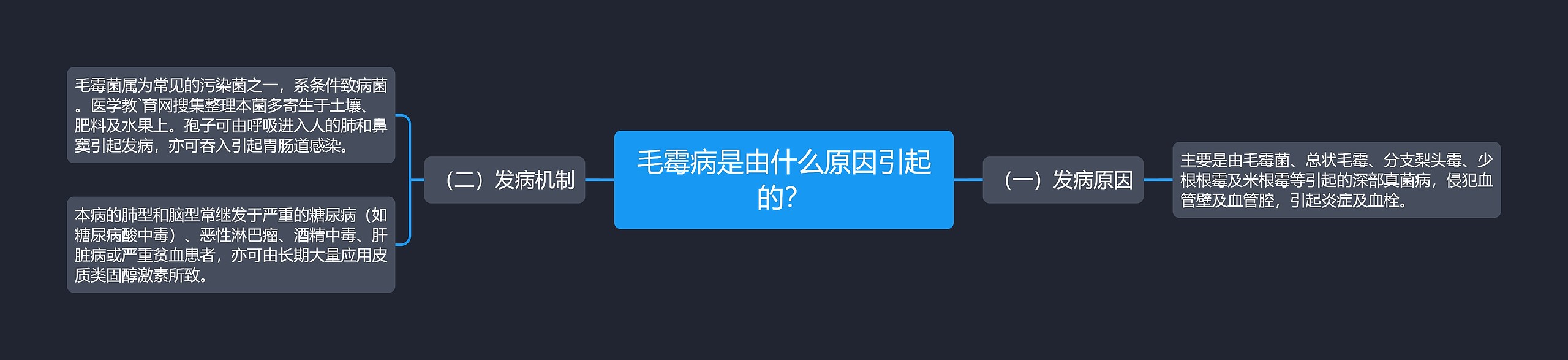 毛霉病是由什么原因引起的？