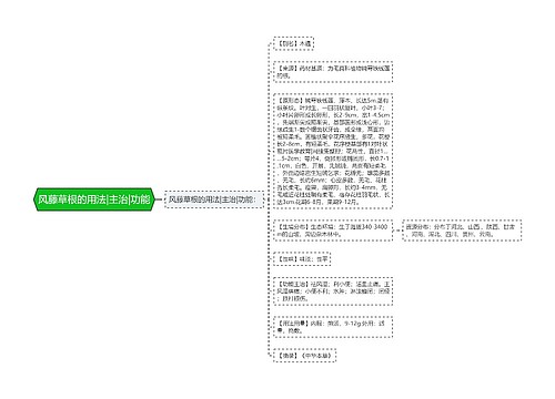 风藤草根的用法|主治|功能