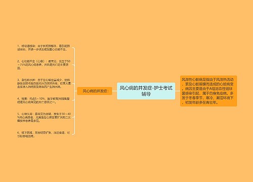 风心病的并发症-护士考试辅导