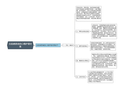 白血病患者的心理护理对策