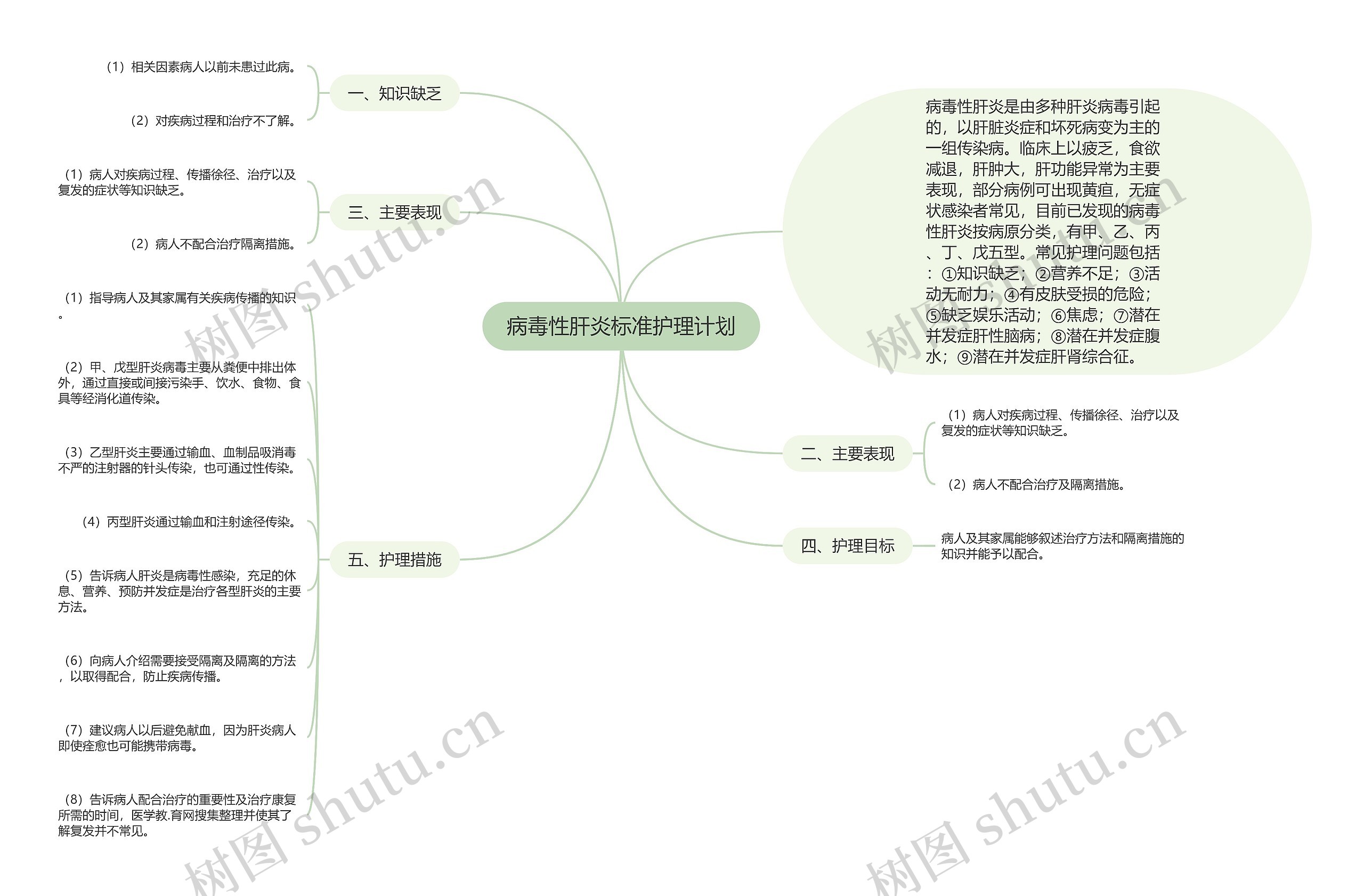 病毒性肝炎标准护理计划