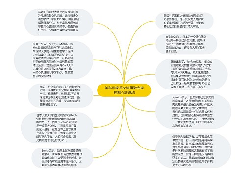 美科学家首次使用激光束控制心脏跳动