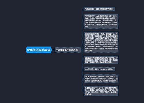 便秘概述|临床表现