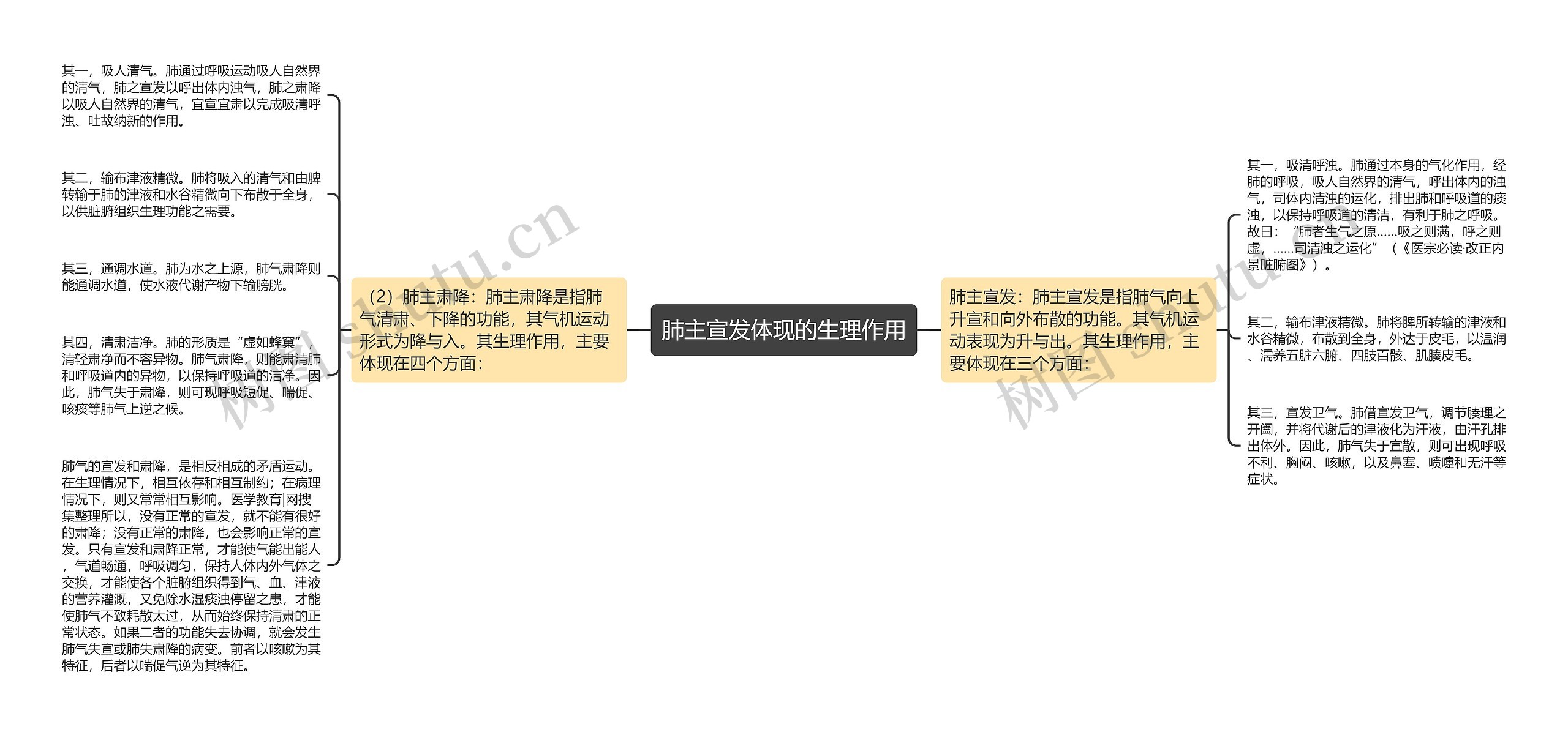 肺主宣发体现的生理作用 肺主宣发体现的生理作用