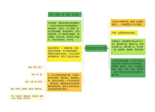 大蒜的功效|作用