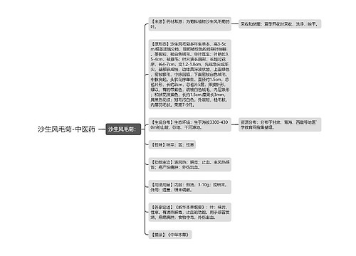 沙生风毛菊-中医药
