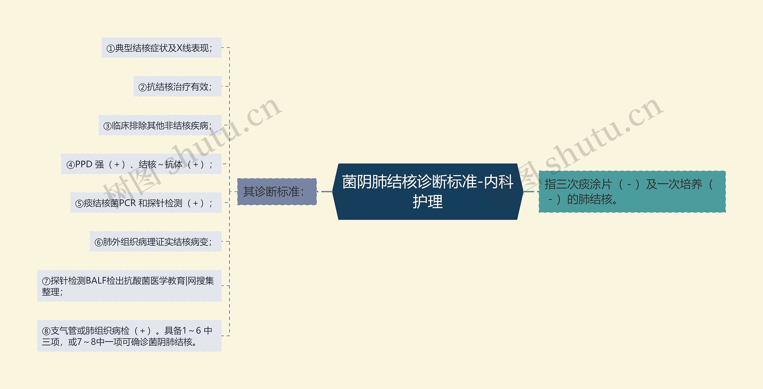 菌阴肺结核诊断标准-内科护理