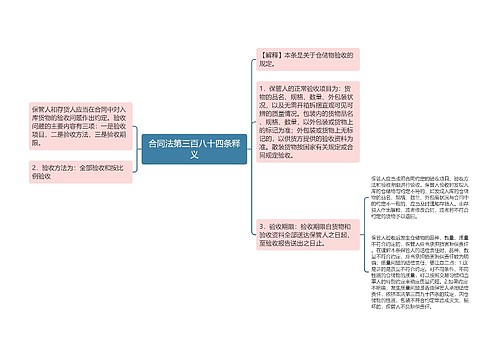 合同法第三百八十四条释义