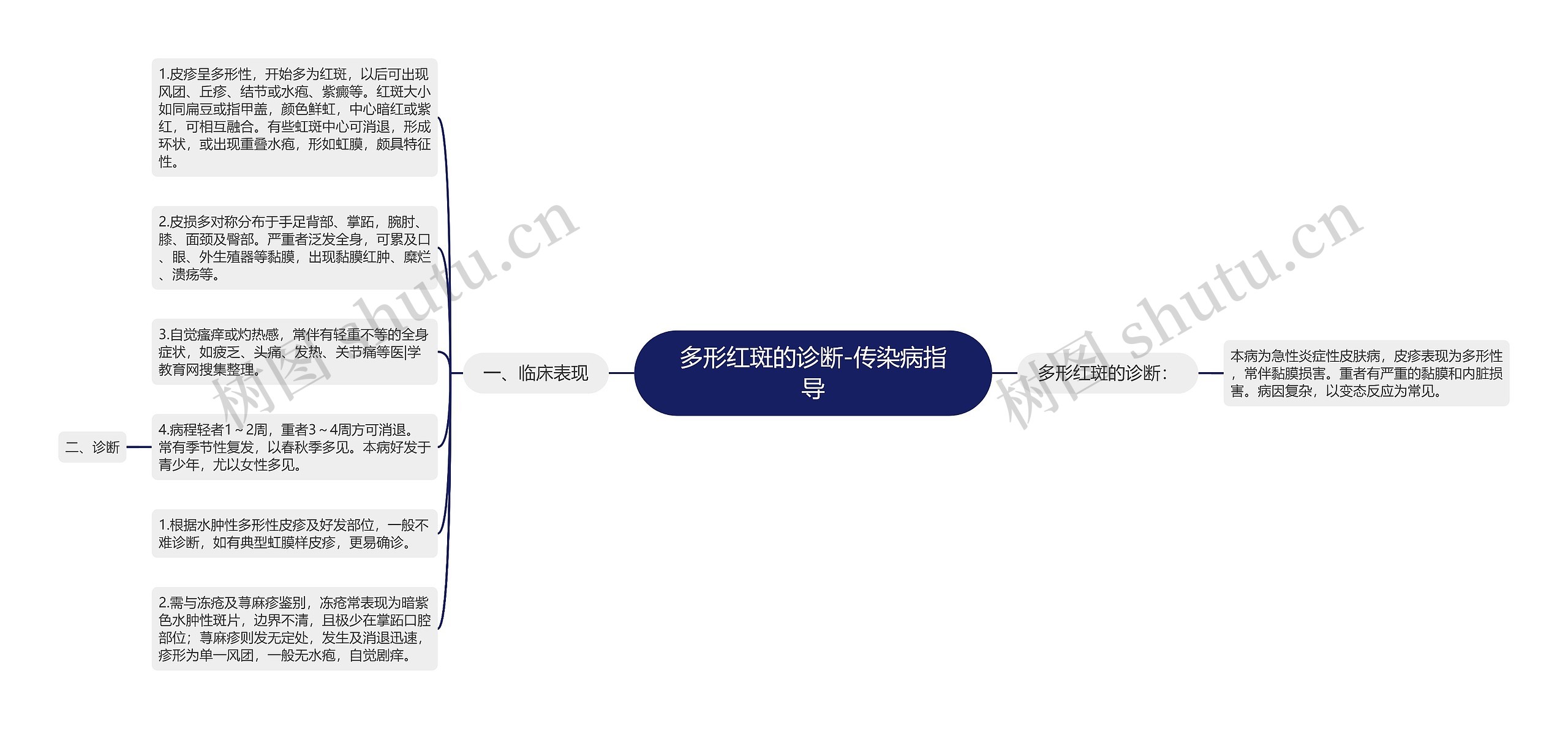 多形红斑的诊断-传染病指导