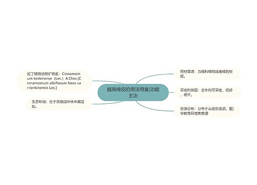 越南樟皮的用法用量|功能主治