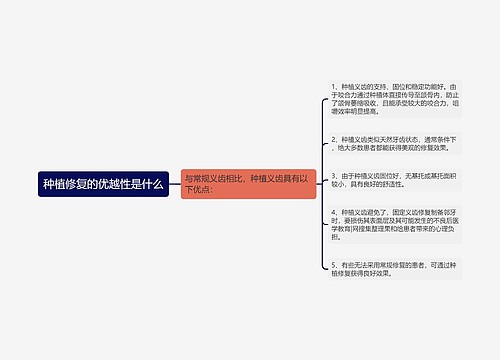 种植修复的优越性是什么