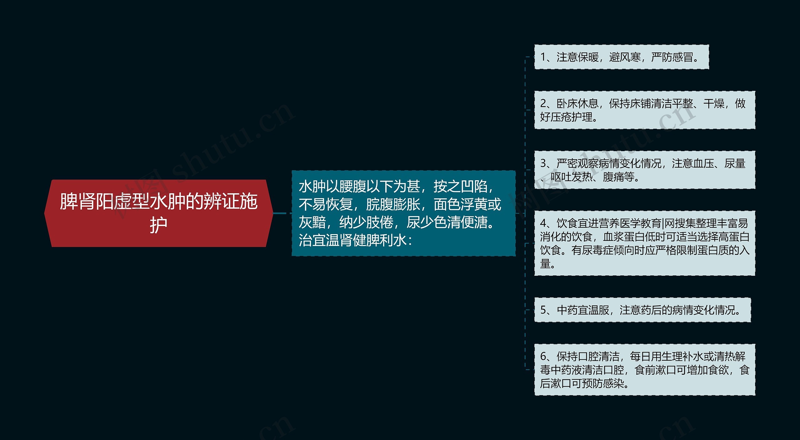 脾肾阳虚型水肿的辨证施护