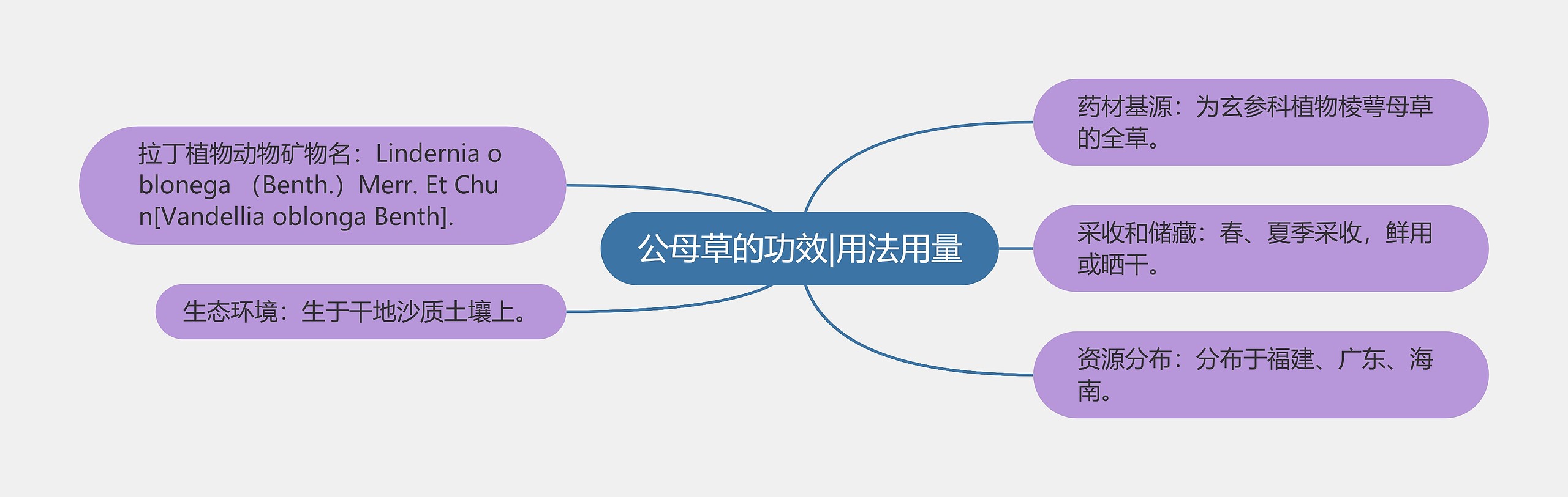 公母草的功效|用法用量