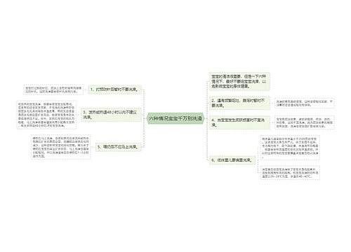 六种情况宝宝千万别洗澡