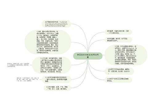 獭四足的功能主治|用法用量