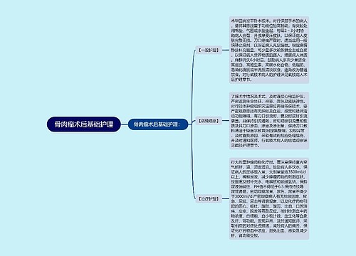 骨肉瘤术后基础护理