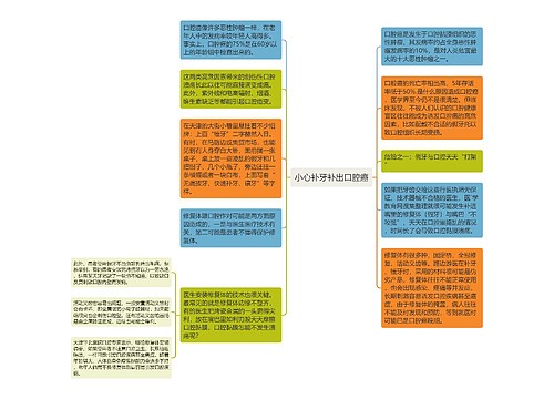 小心补牙补出口腔癌