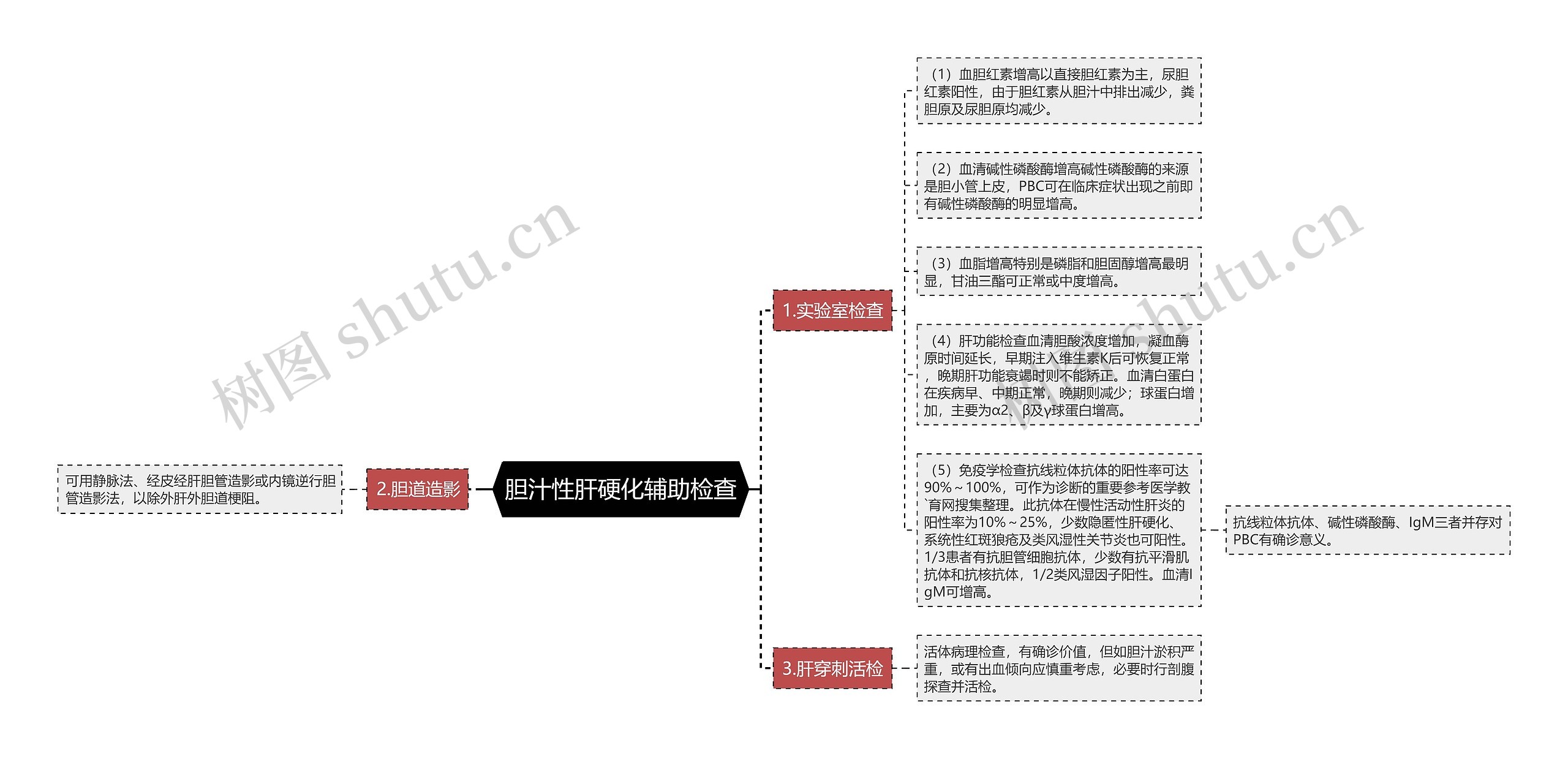 胆汁性肝硬化辅助检查