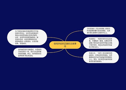 使用牙齿矫正器的注意事项