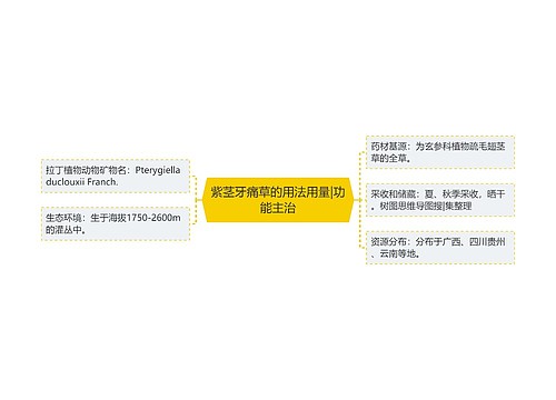 紫茎牙痛草的用法用量|功能主治