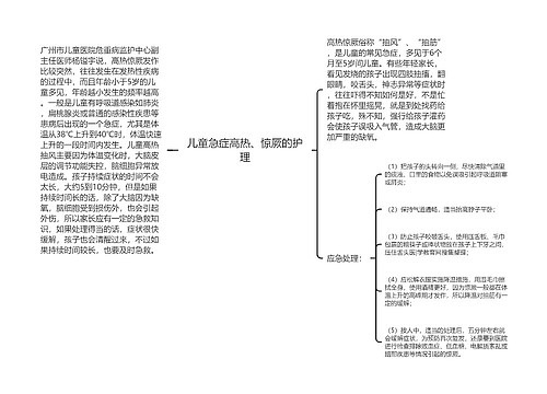 儿童急症高热、惊厥的护理