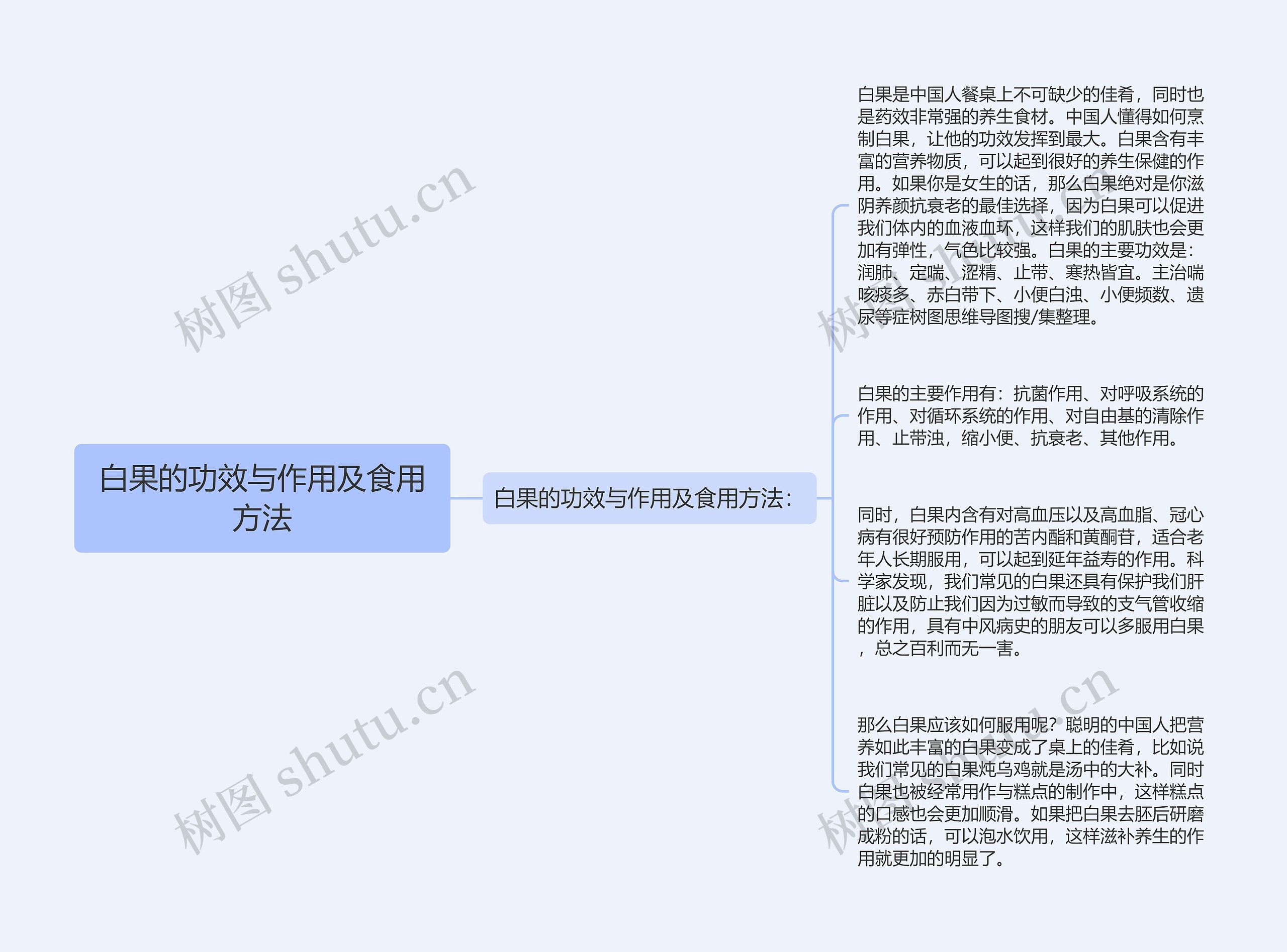 白果的功效与作用及食用方法