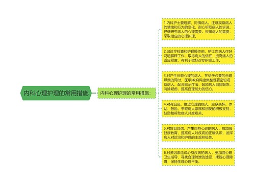 内科心理护理的常用措施
