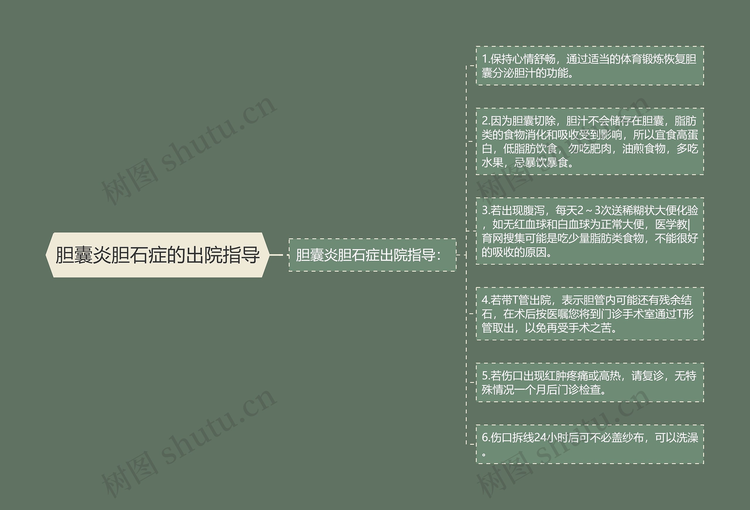 胆囊炎胆石症的出院指导 胆囊炎胆石症的出院指导