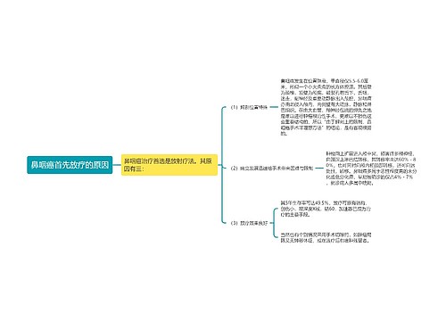 鼻咽癌首先放疗的原因