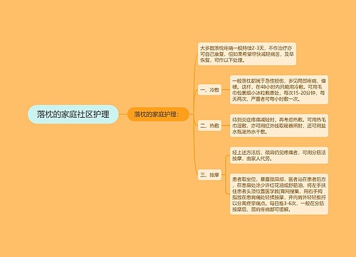 落枕的家庭社区护理