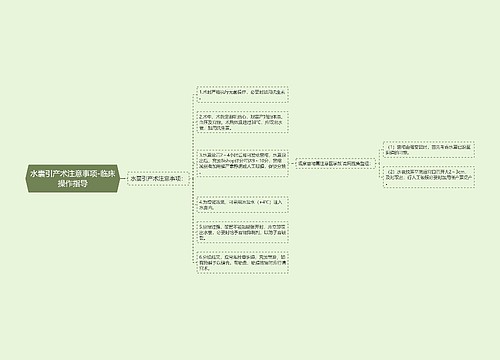 水囊引产术注意事项-临床操作指导