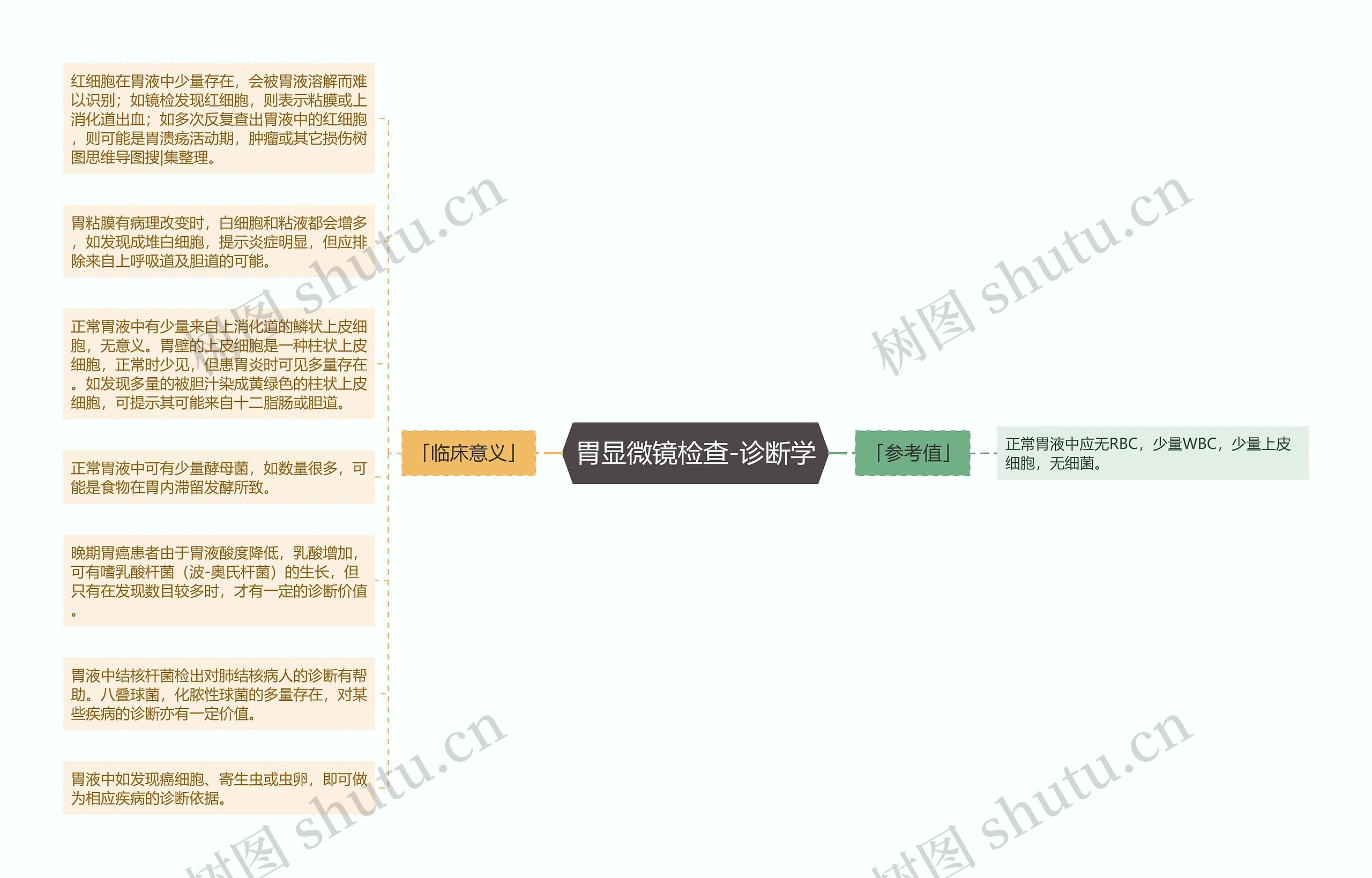 胃显微镜检查-诊断学思维导图